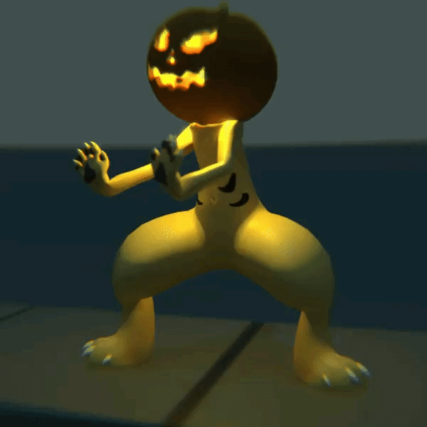 A GIF of a character doing a dance