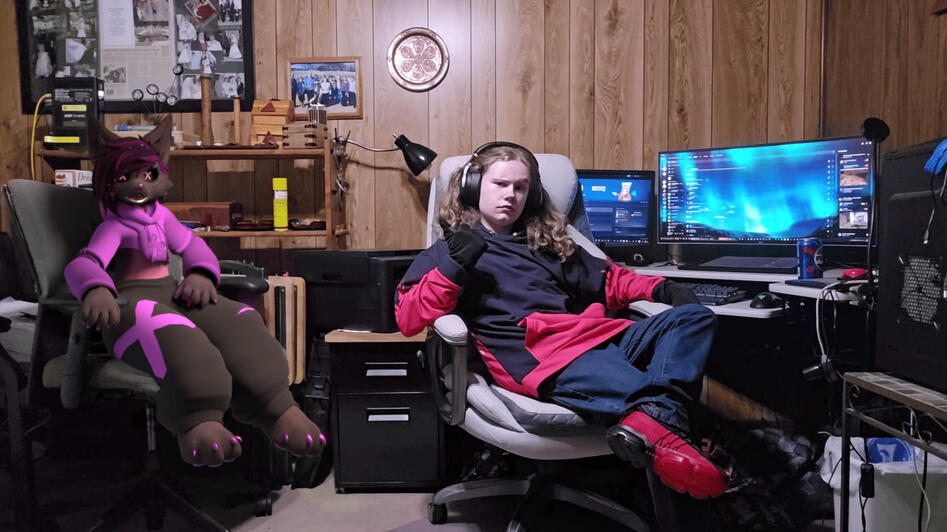 Mixed Media Image of a character and me